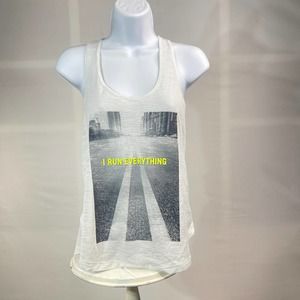 Aeropostale Athletic Tank Top "I run everything" size S